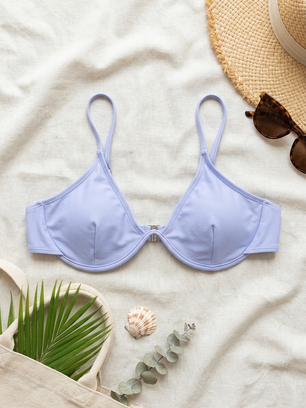 Lavender Underwire Bikini Top